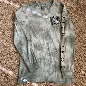Dutch Bros long sleeve tie dye tee
